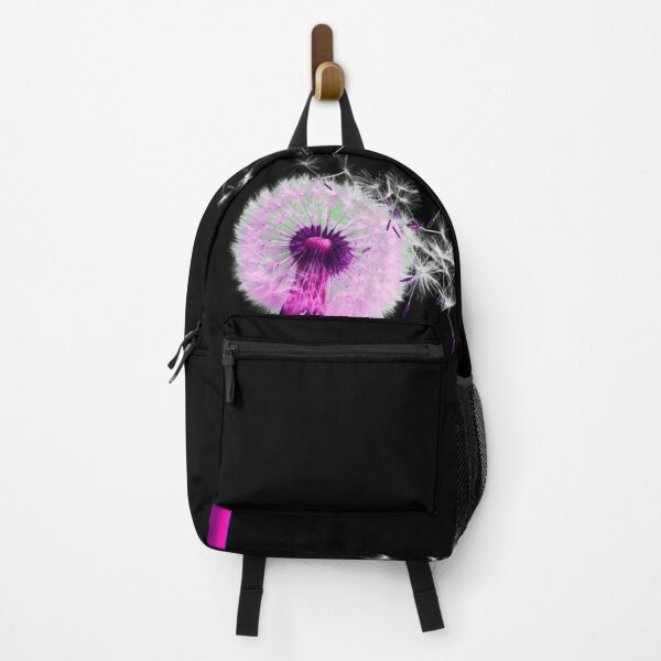 Artikelvorschau, Löwenzahnblume. Weht im Wind. Pink Lila. Natur. Fotografische Effekte entworfen und verkauft von JellyBeenzz.