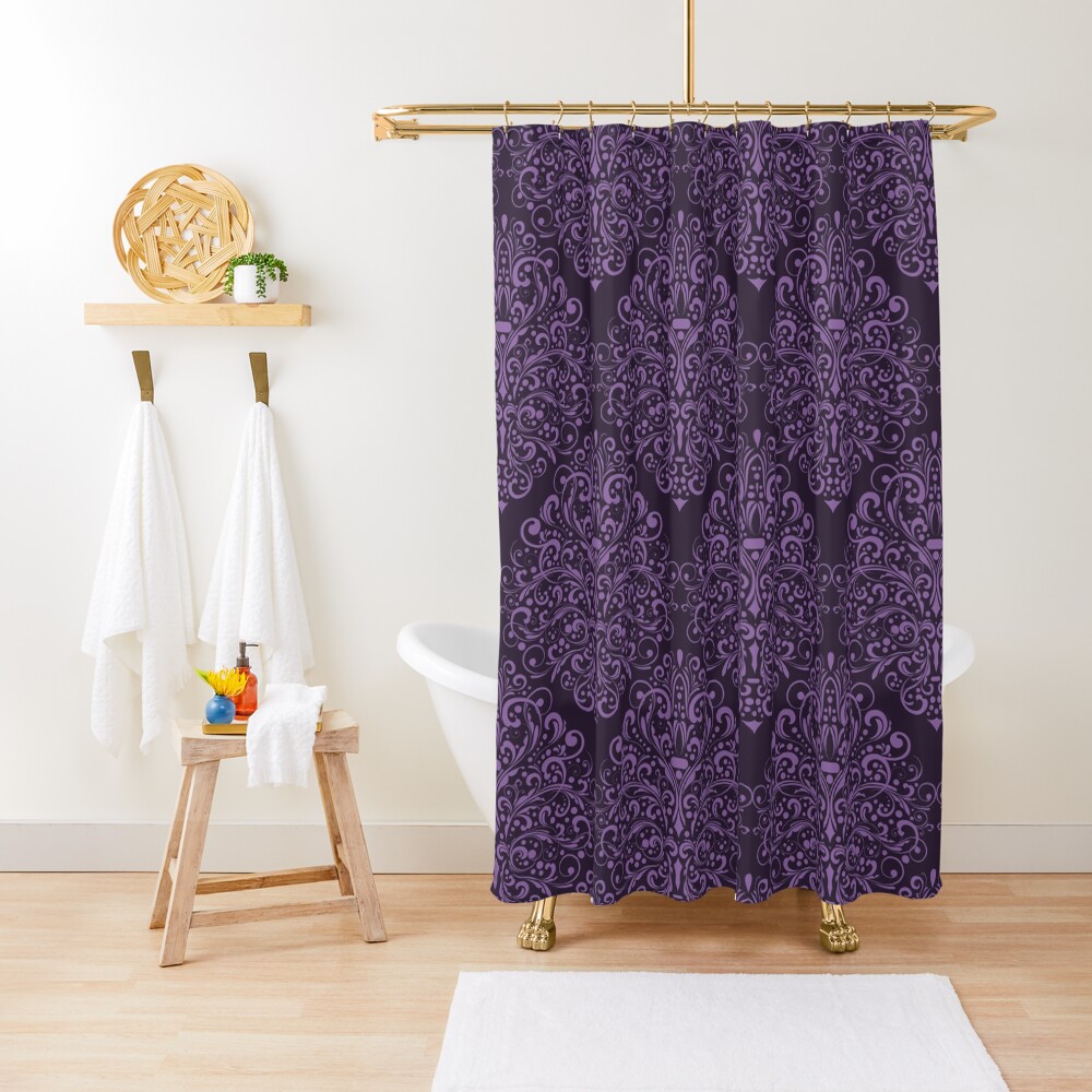 Damask Barok Shower Curtain