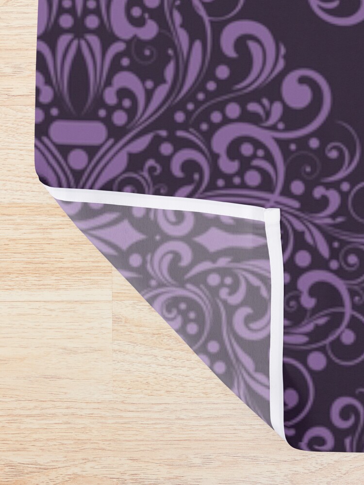 Alternate view of Damask Barok Shower Curtain