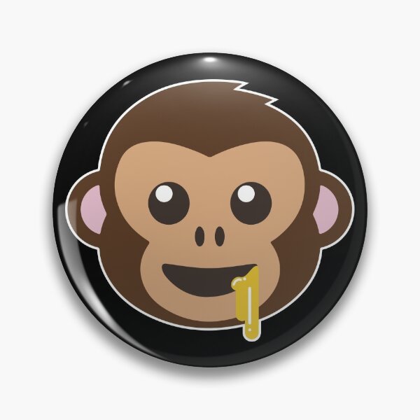 Item preview, Cute Monkey Emoji Deliscious designed and sold by borderland.