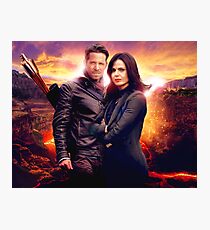 OUAT in der Unterwelt - Robin und Regina Fotodruck