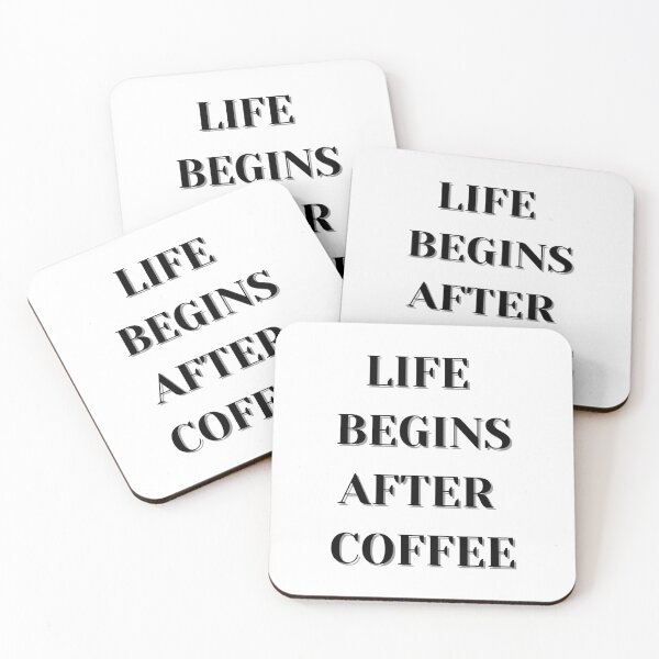Item preview, Life begins after coffee designed and sold by AnthonyVdV.