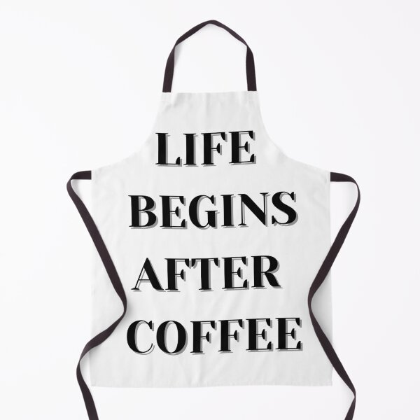 Item preview, Life begins after coffee designed and sold by AnthonyVdV.