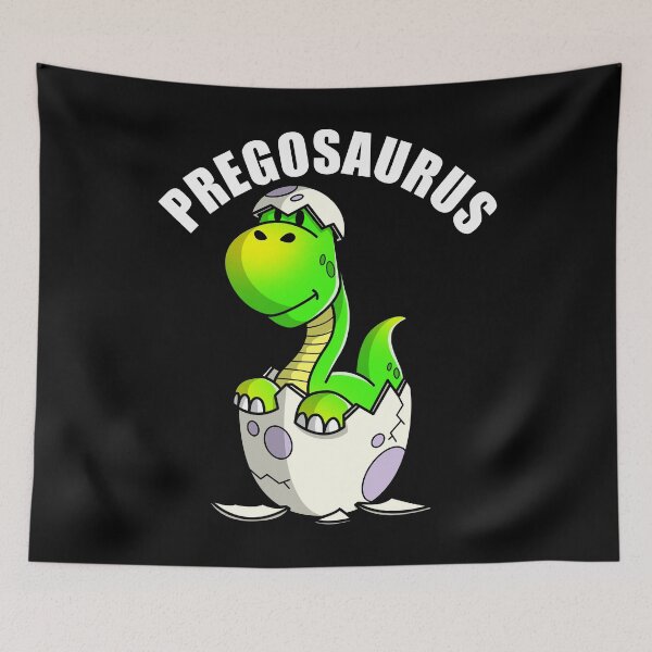 Item preview, Pregosaurus, dinosaur popping out of egg  designed and sold by mermaidselina.