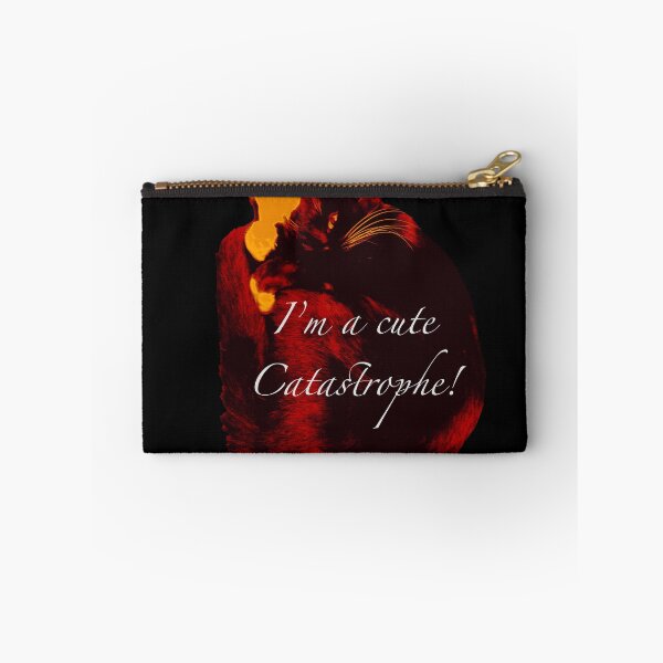 Item preview, I’M A CUTE CATASTROPHE - Halloween spooky red cat! designed and sold by TYNEY92.
