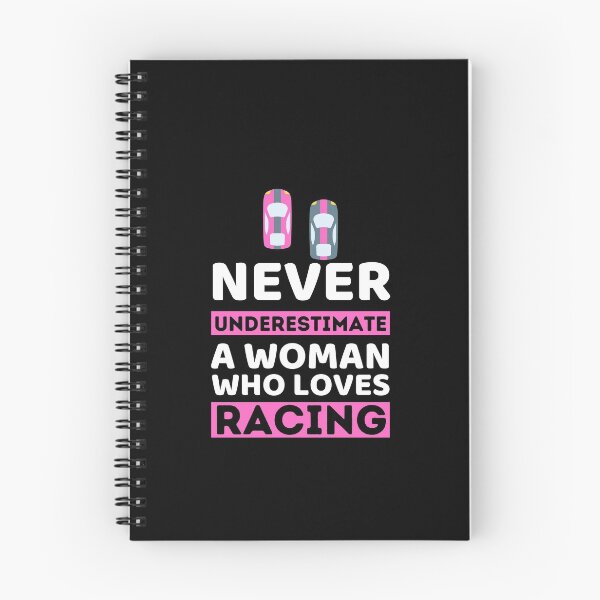 Item preview, Never Underestimate A Woman Who Loves Racing designed and sold by bifkee19.