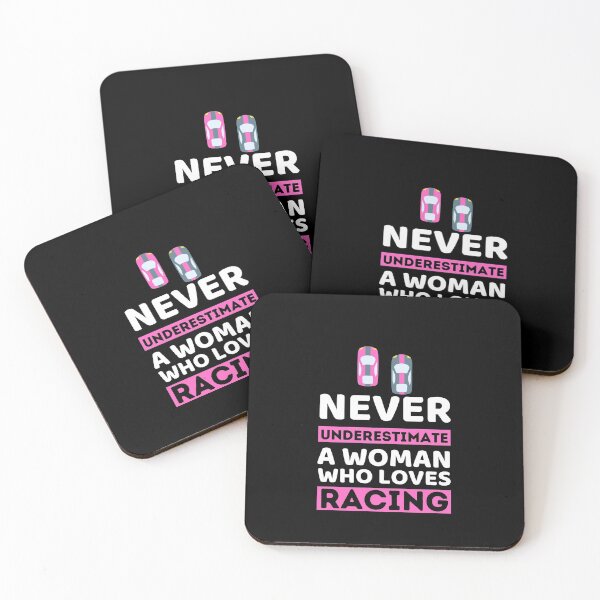 Item preview, Never Underestimate A Woman Who Loves Racing designed and sold by bifkee19.