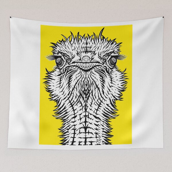 Item preview, OSTRICH ink portrait designed and sold by lautir.