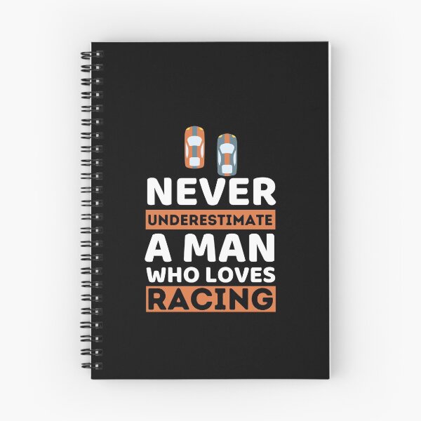 Item preview, Never Underestimate A Man Who Loves Racing designed and sold by bifkee19.