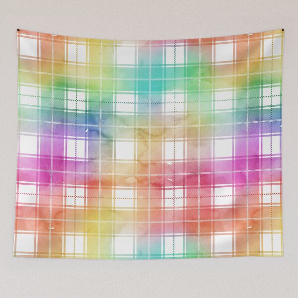 Item preview, Colorful Christmas plaid patterns designed and sold by NiAArtland.