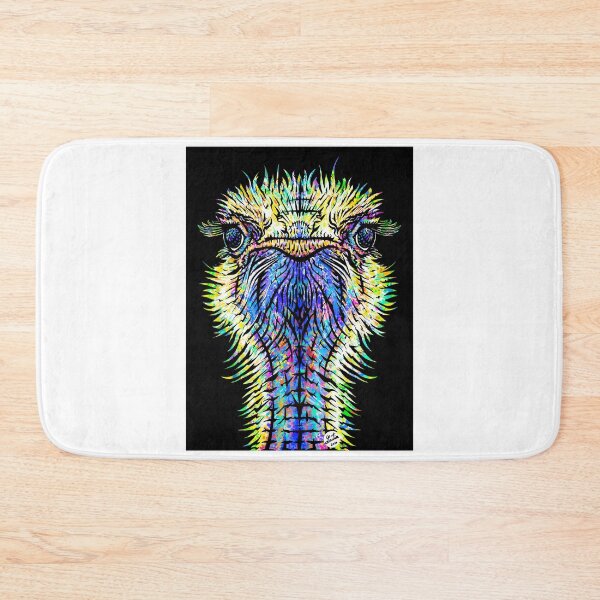 Item preview, OSTRICH watercolor and ink portrait designed and sold by lautir.