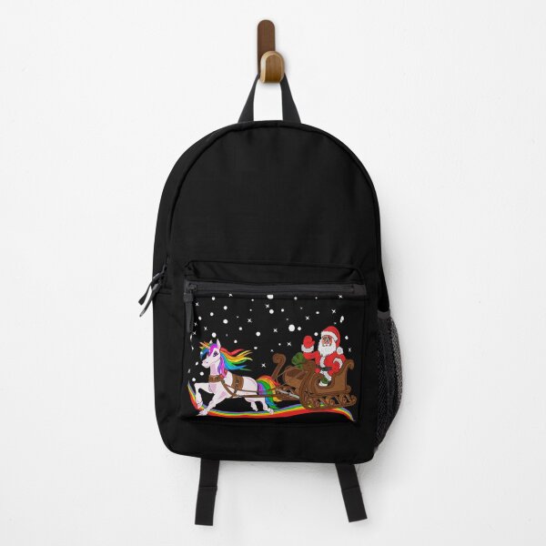Item preview, Santa Riding Unicorn, Christmas Gifts Rainbow Space Xmas designed and sold by PrinChic!.