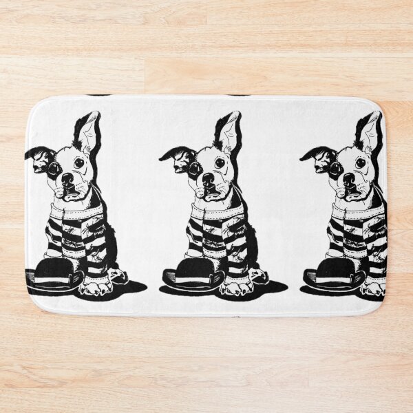 Item preview, Boston Terrier with Derby and Sweater designed and sold by pakoproductions.