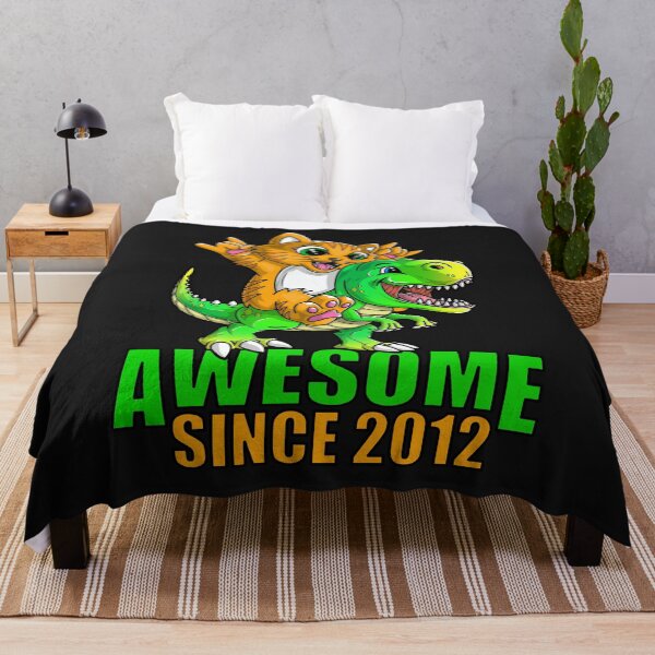 Item preview, Cat and dinosaur awesome since 2012 designed and sold by mermaidselina.