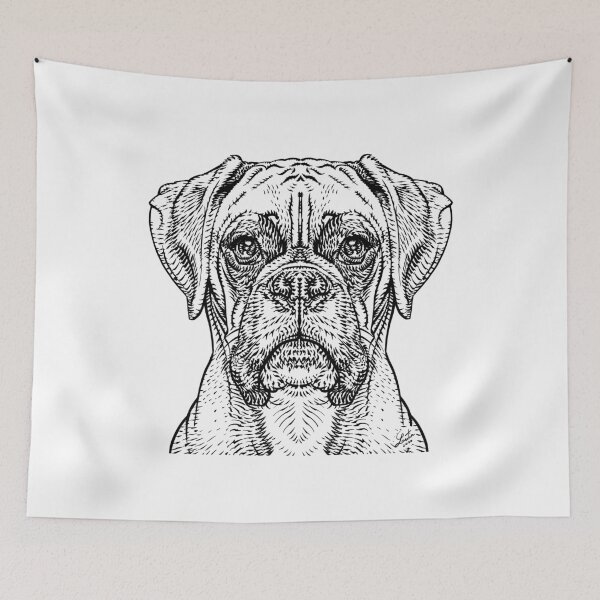 Item preview, BOXER in black & white designed and sold by lautir.