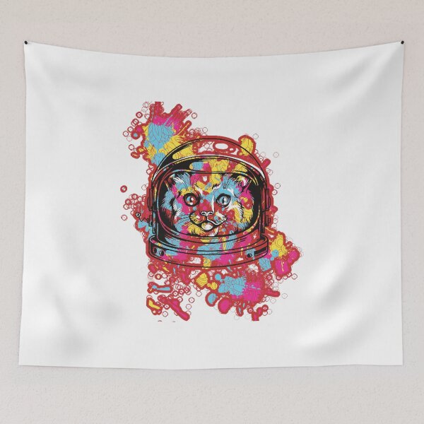 Item preview, Cat in space suit sticker designed and sold by Sahil Randhawa.