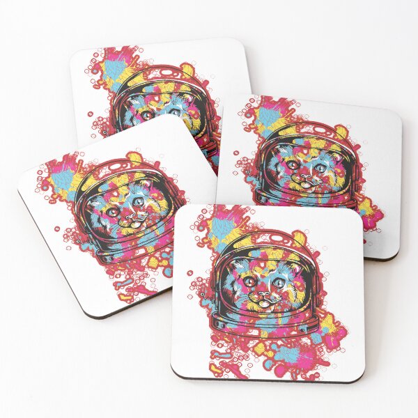 Item preview, Cat in space suit sticker designed and sold by Sahil Randhawa.