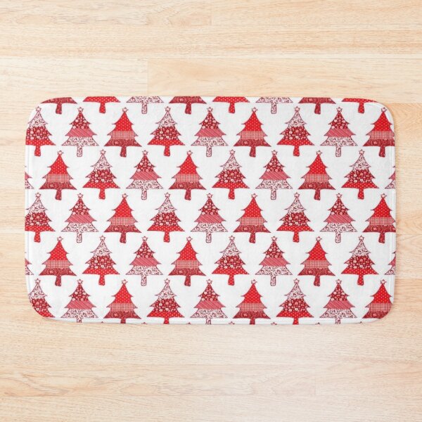 Item preview, Christmas tree red wrapping paper pattern designed and sold by loveoceanair.