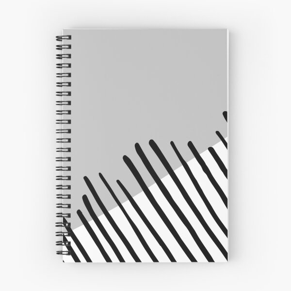 Item preview, Colorful Geometric Modern Abstract Design | Bright Grey Background with Diagonal Black Stripes designed and sold by ukoko.