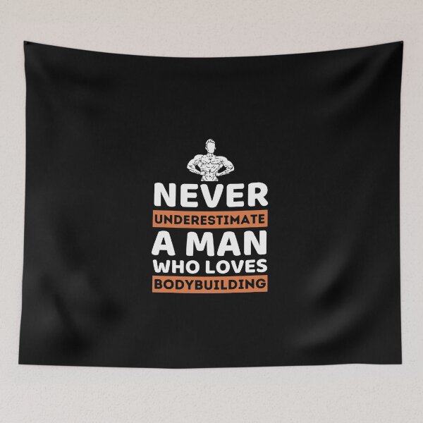 Item preview, Never Underestimate A Man Who Loves Bodybuilding designed and sold by bifkee19.