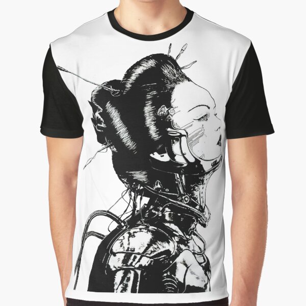 Cyberpunk Girl Vaporwave Aesthetic Graphic T-Shirt