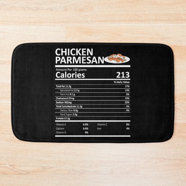 Item preview, Chicken Parmesan Nutritional Value Funny Festive Holiday designed and sold by fatamyfan1.