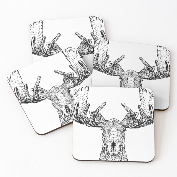 Item preview, MOOSE in black and white designed and sold by lautir.