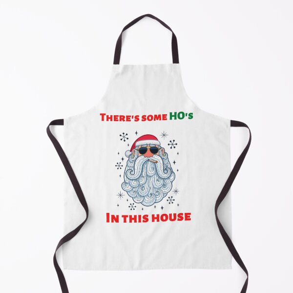 Item preview, There's Some Ho's In This House Funny Christmas Santa Claus Naughty designed and sold by Irelene.