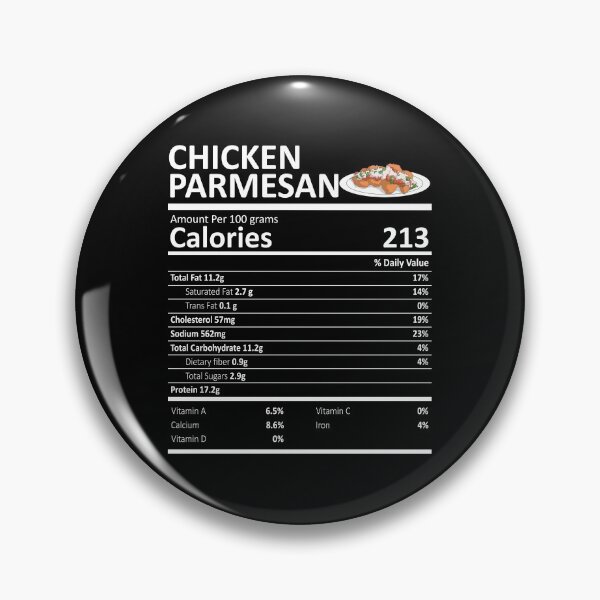 Item preview, Chicken Parmesan Nutritional Value Funny Festive Holiday designed and sold by fatamyfan1.