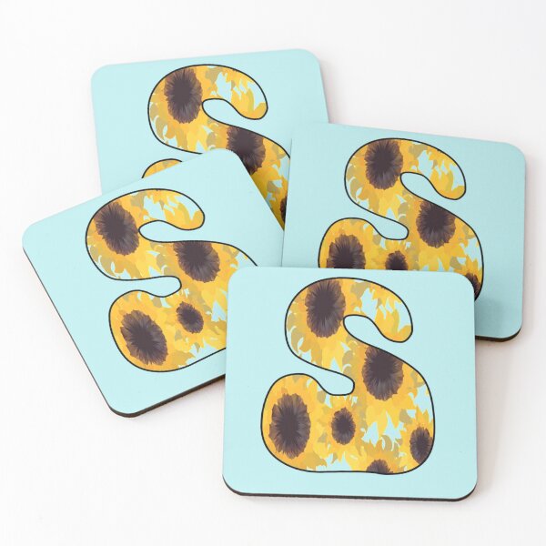Item preview, Many Sunflowers Monogram Sticker designed and sold by aoichan3939.