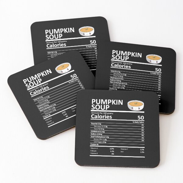 Item preview, Pumpkin Soup Nutritional Value Funny Festive Holiday designed and sold by fatamyfan1.
