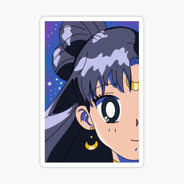 Princess Kaguya Sailor Moon S Sticker By Littlefoxco Redbubble