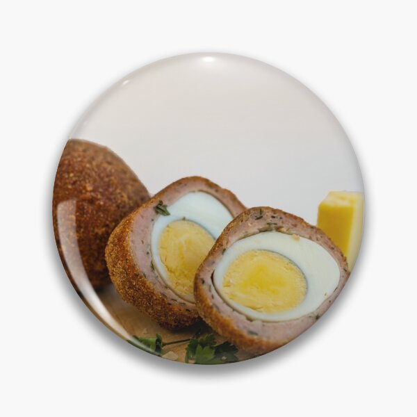 Item preview, Scotch Eggs on Wooden Platter designed and sold by Jensphotos.