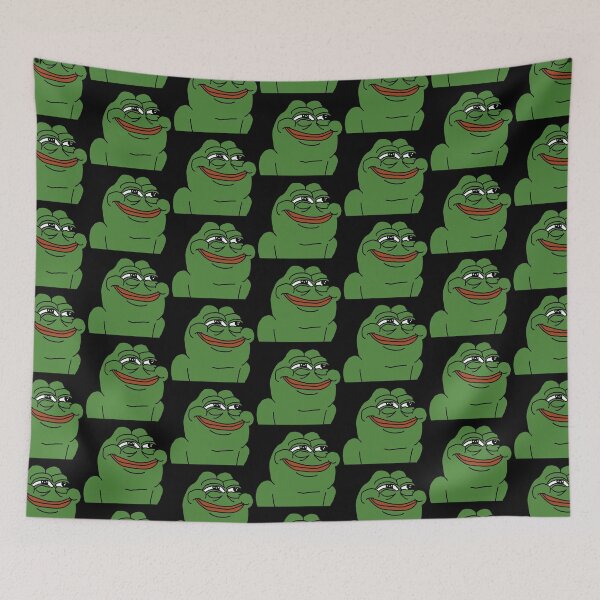 Item preview, Happy Pepe the frog meme designed and sold by Omeris.