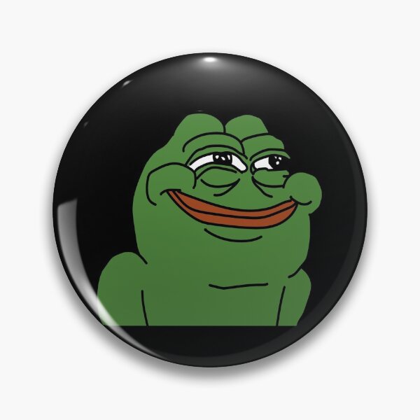 Item preview, Happy Pepe the frog meme designed and sold by Omeris.