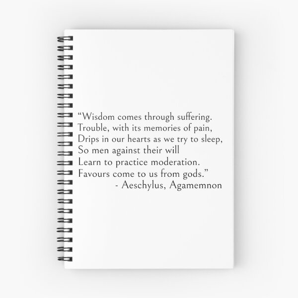 Item preview, Wisdom comes through suffering - Aeschylus quote designed and sold by ds-4.