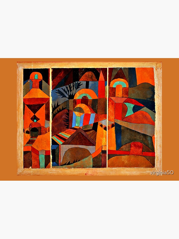 Klee - Temple Gardens, abstract art by virginia50