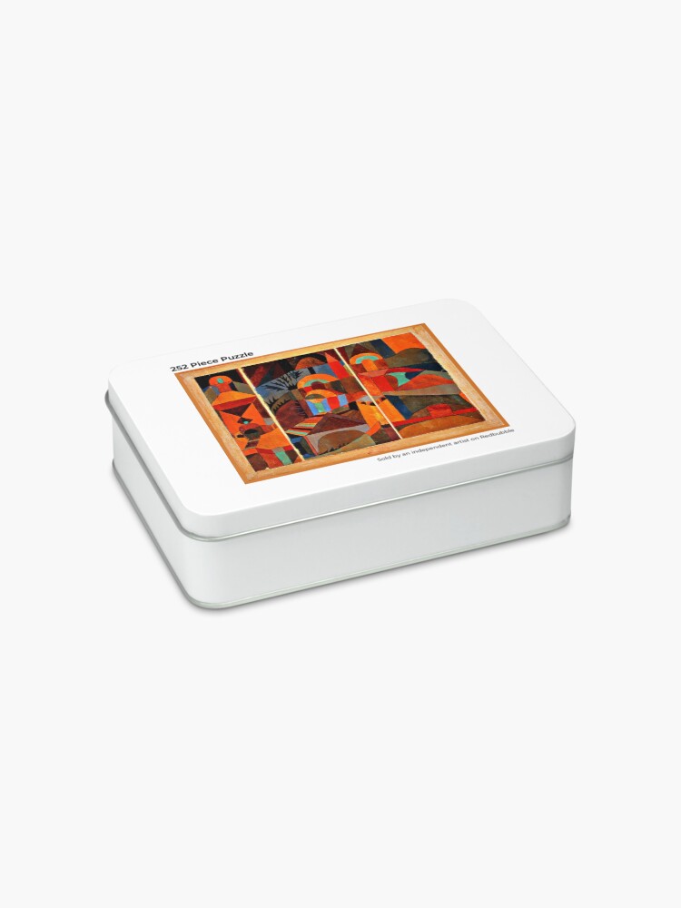Alternate view of Klee - Temple Gardens, abstract art Jigsaw Puzzle