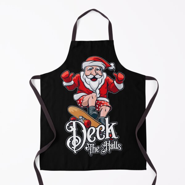 Item preview, Skateboarding Santa Claus Deck The Halls Christmas designed and sold by GrandeDuc.