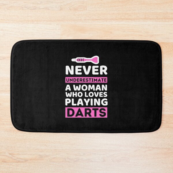Item preview, Never Underestimate A Woman Who Loves Playing Darts designed and sold by bifkee19.