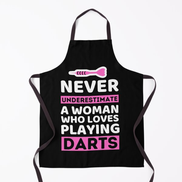 Item preview, Never Underestimate A Woman Who Loves Playing Darts designed and sold by bifkee19.