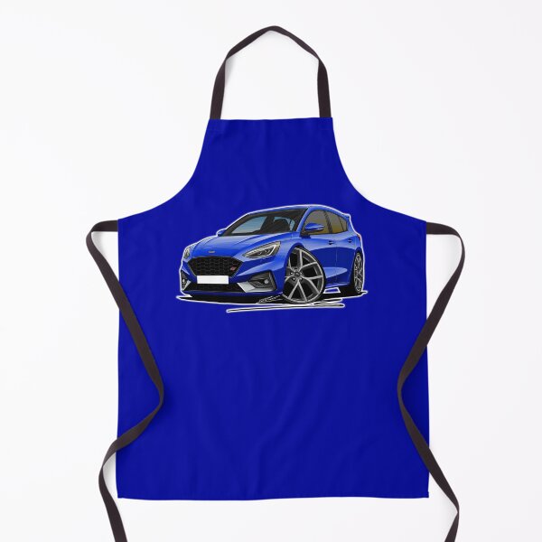Item preview, Ford Focus (Mk4) ST Blue - Caricature Car Art designed and sold by Yeomans Cartoons.