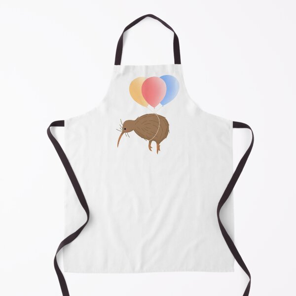 Item preview, Cute New Zealand Kiwi Bird flying on balloons designed and sold by Koalaslifestyle.