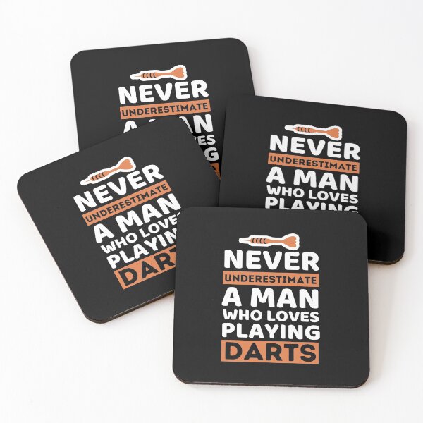Item preview, Never Underestimate A Man Who Loves Playing Darts designed and sold by bifkee19.