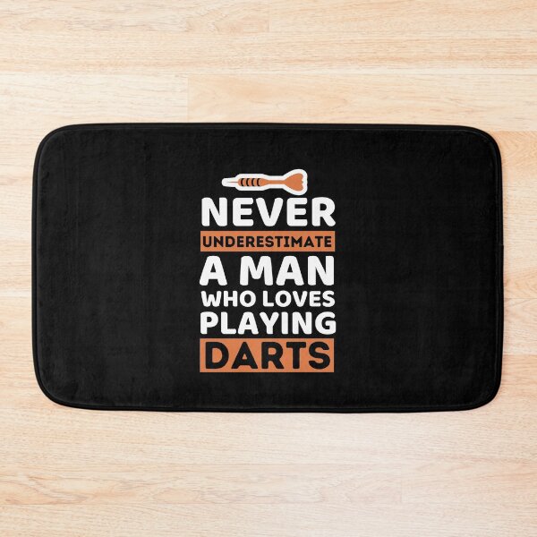 Item preview, Never Underestimate A Man Who Loves Playing Darts designed and sold by bifkee19.