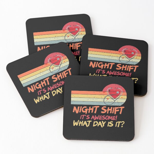Item preview, Night Shift It is Awesome! What Day is it? Funny Nurse designed and sold by Akmloza.