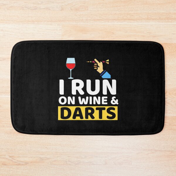 Item preview, I Run On Wine & Darts designed and sold by bifkee19.