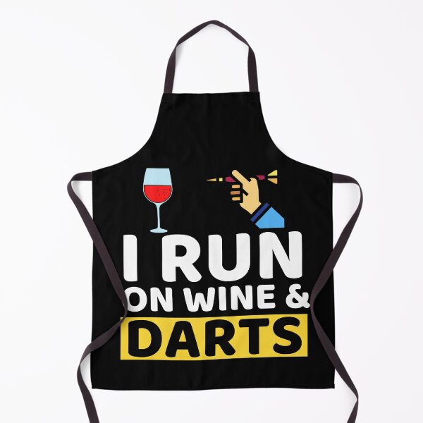 Item preview, I Run On Wine & Darts designed and sold by bifkee19.