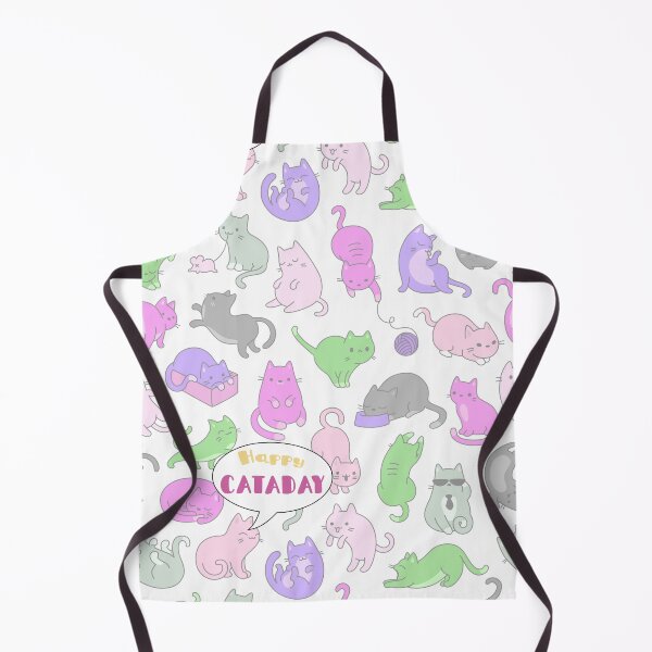 Item preview, Happy Cataday - Seamless pattern designed and sold by Jensphotos.