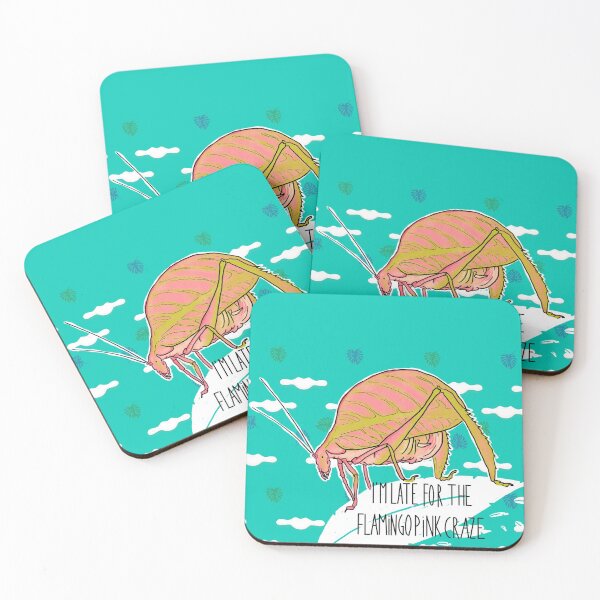 Item preview, Rose-tinted katydid or Eulophophyllum kirki, just a friendly flamingo-pink insect designed and sold by tostoini.